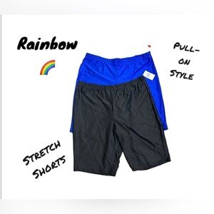 (2) Pair of Rainbow Biker Shorts